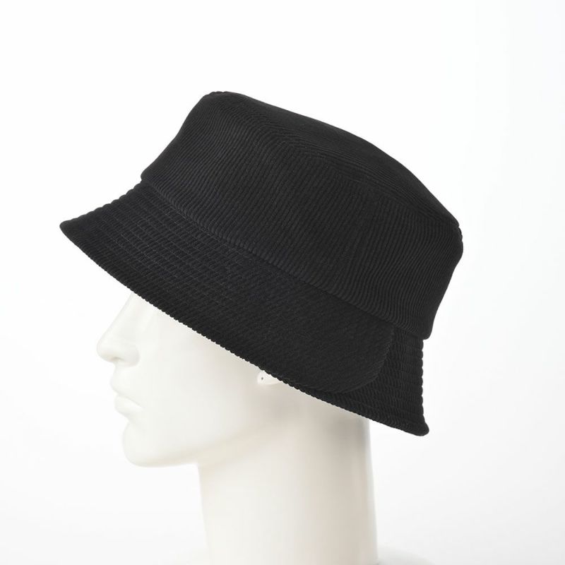 ダックスのバケットハット Bucket Hat Corduroy（バケットハット コーデュロイ） D3886 ブラック