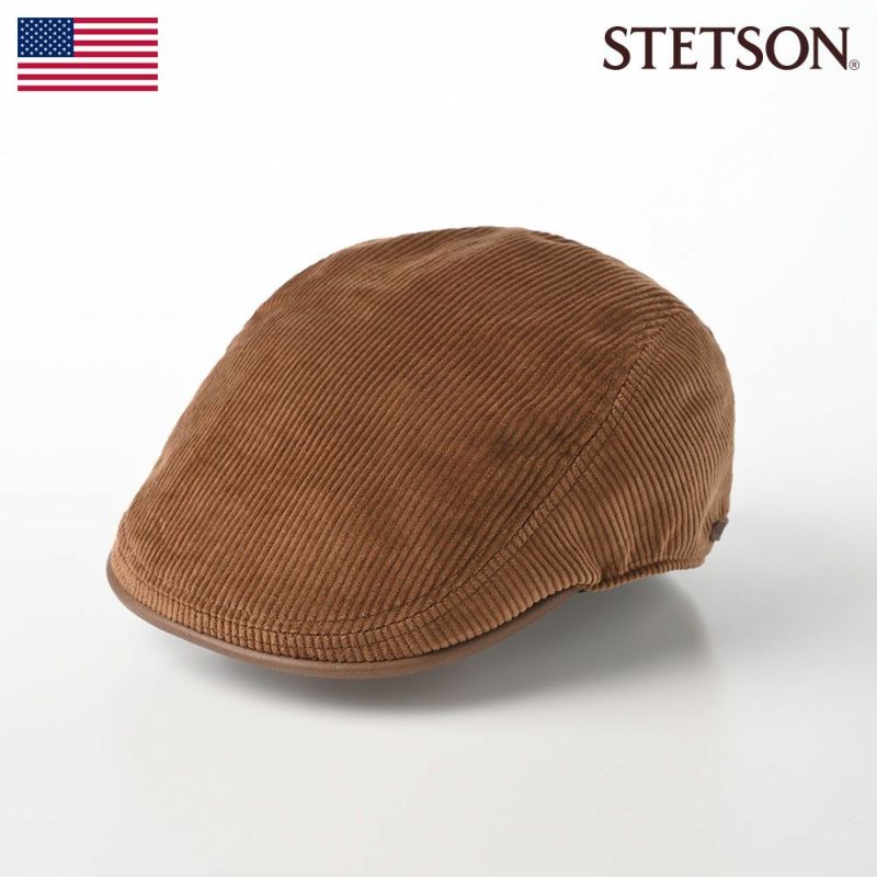 帽子 ハンチング STETSON（ステットソン） CORDUROY HUNTING（コーデュロイハンチング）SE670 キャメル