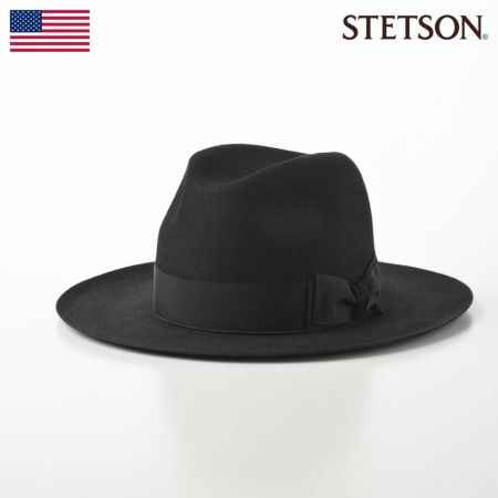 ステットソンのフェルトハット MANHATTAN WideBrim（マンハッタン ワイドブリム）SE687 ブラック