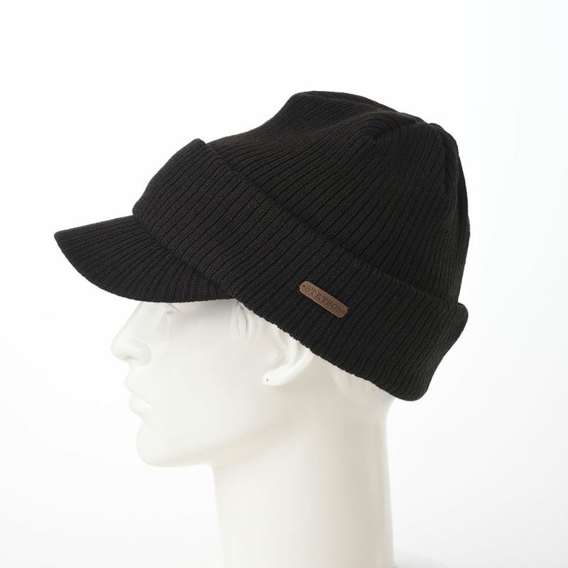 ステットソンのニット帽 THERMO CATCH KNIT CAP（サーモキャッチニットキャップ）SE692 ブラック
