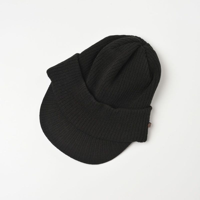 ステットソンのニット帽 THERMO CATCH KNIT CAP（サーモキャッチニットキャップ）SE692 ブラック