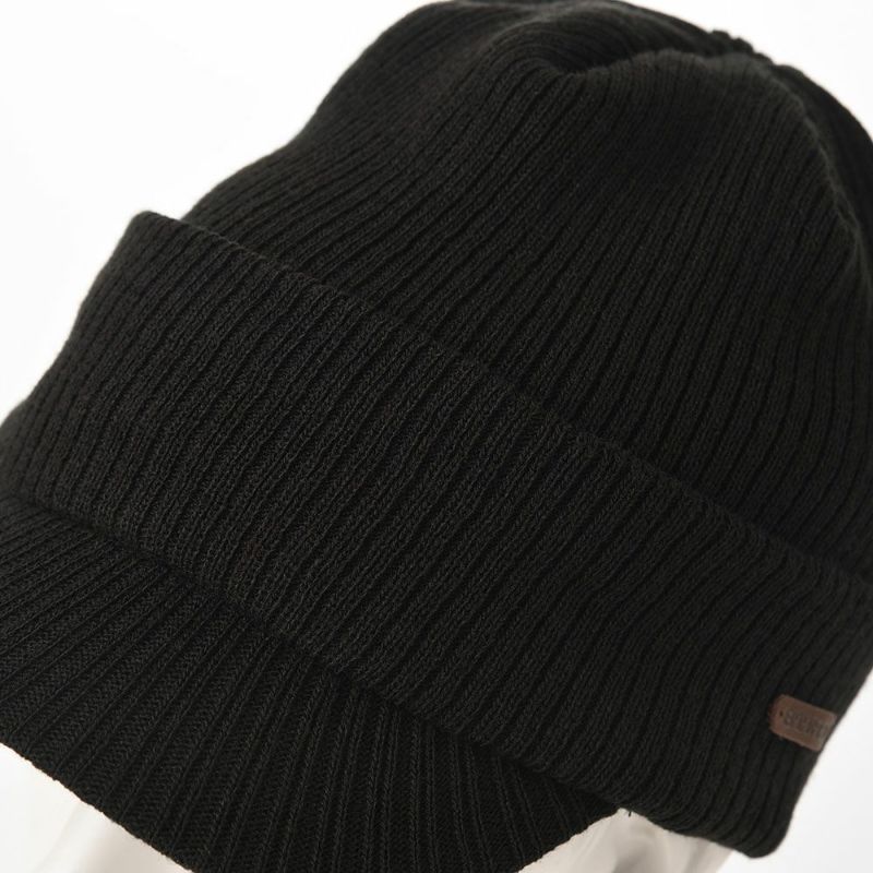 ステットソンのニット帽 THERMO CATCH KNIT CAP（サーモキャッチニットキャップ）SE692 ブラック