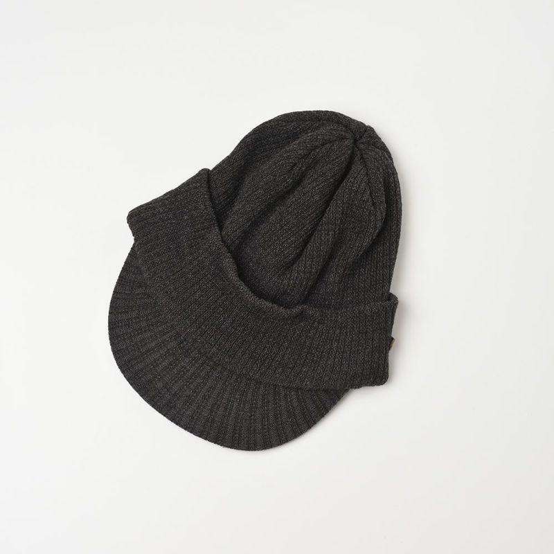 ステットソンのニット帽 THERMO CATCH KNIT CAP（サーモキャッチニットキャップ）SE692 チャコールグレー