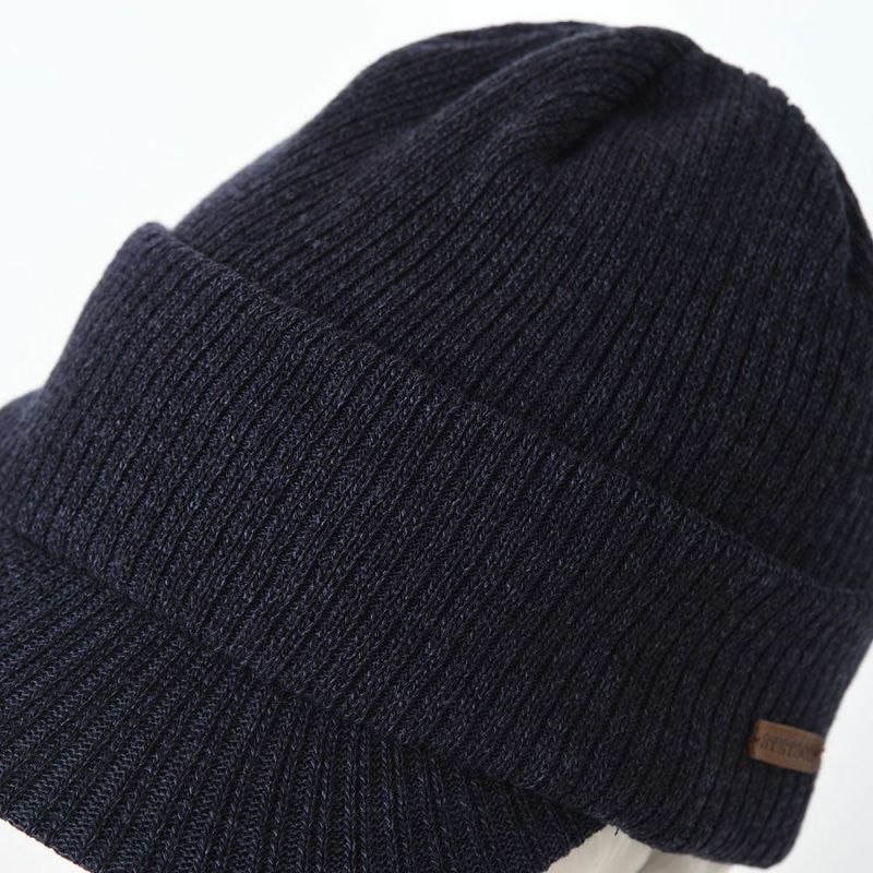 ステットソンのニット帽 THERMO CATCH KNIT CAP（サーモキャッチニットキャップ）SE692 ネイビー