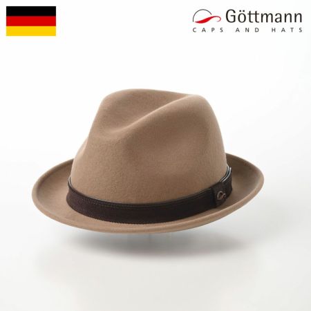 ゴットマンのフェルトハット Trilby Wool Hat（トリルビー ウールハット） G12287 ベージュ