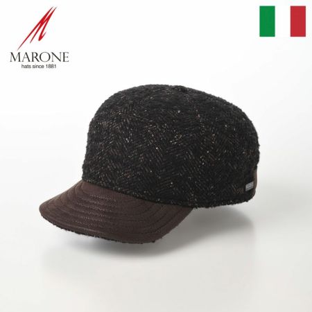 マローネのキャップ野球帽 Wool Mix Baseball（ウールミックス ベースボール） BT1061R ブラウン