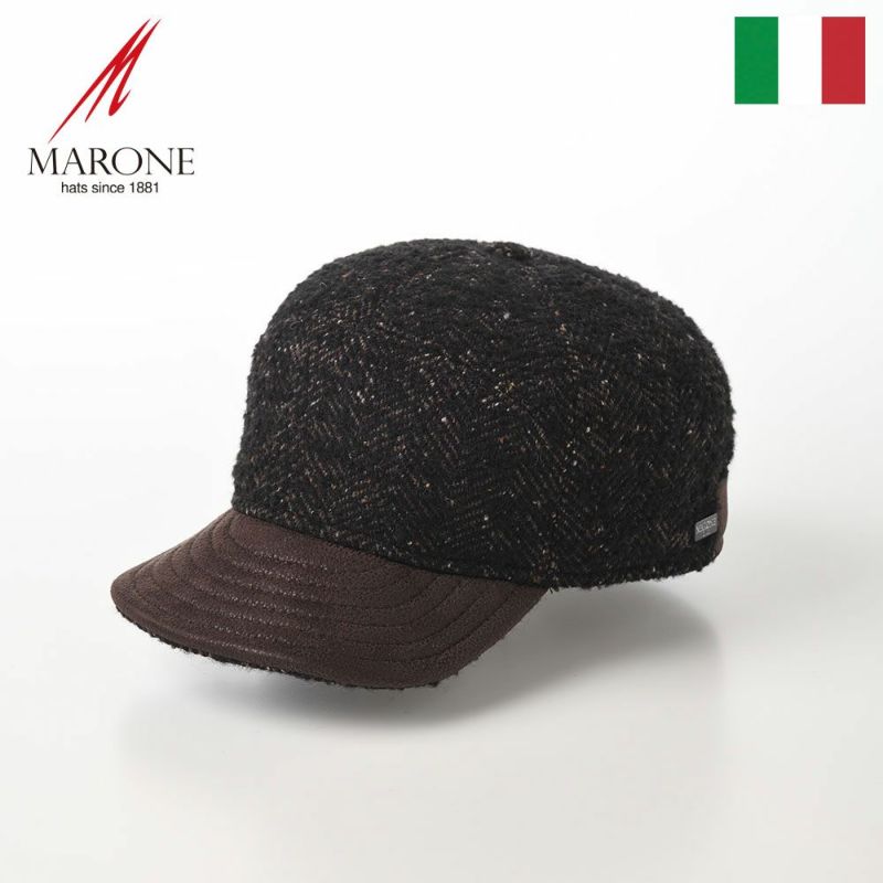 帽子 キャップ 野球帽 MARONE（マローネ） Wool Mix Baseball（ウールミックス ベースボール） BT1061R ブラウン