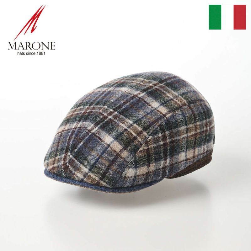 帽子 ハンチング MARONE（マローネ） Zuri Quadri（チューリ クアドゥラ） BT1041 チェック
