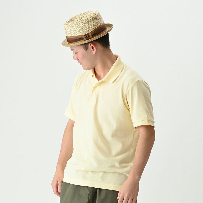 ゴットマンのポークパイハット Porkpie Paperhat（ポークパイ ペーパーハット） G29412303 ベージュ