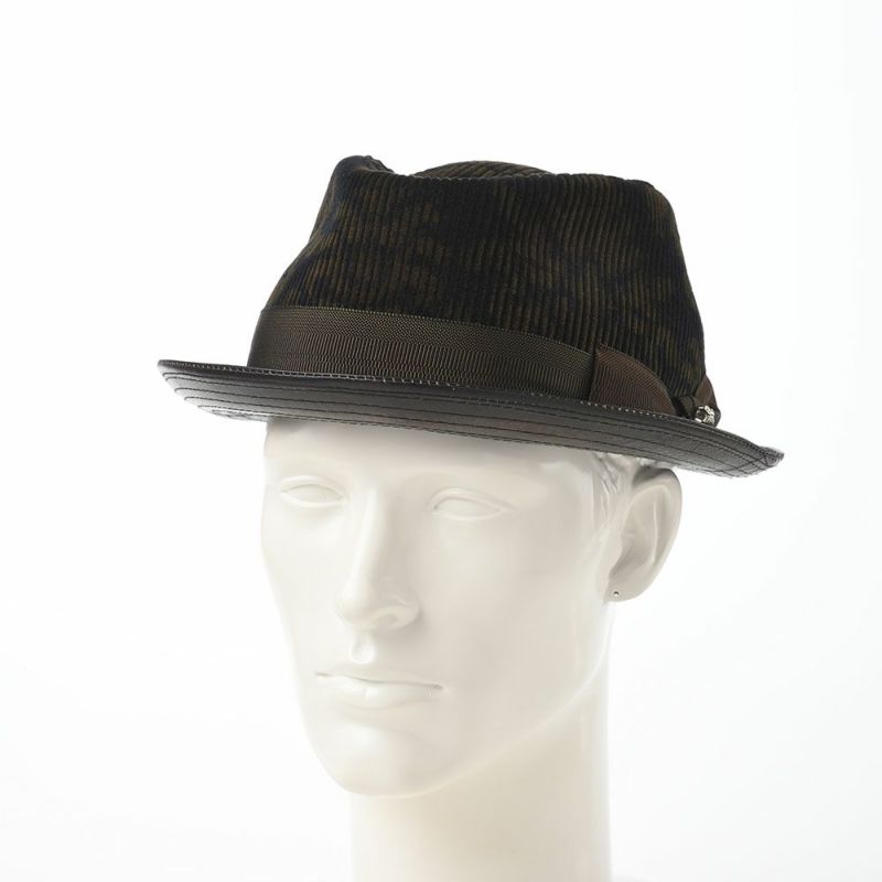 マローネの布帛ソフトハット Trilby Lambskin Brim（トリルビー ラムスキンブリム） UT197 グリーン