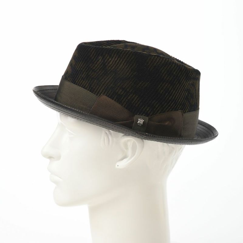 マローネの布帛ソフトハット Trilby Lambskin Brim（トリルビー ラムスキンブリム） UT197 グリーン