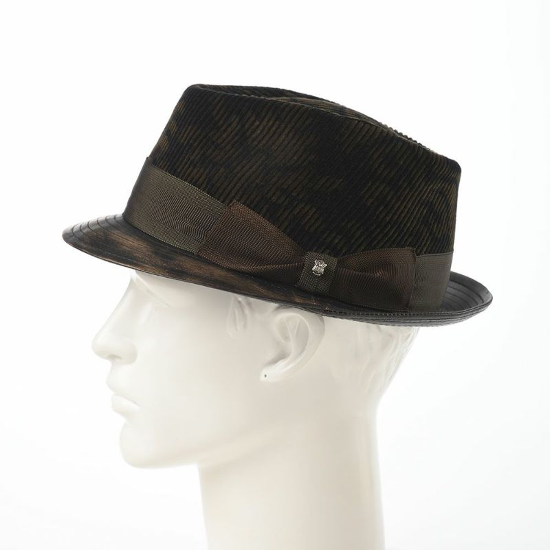 マローネの布帛ソフトハット Trilby Lambskin Brim（トリルビー ラムスキンブリム） UT197 グリーン