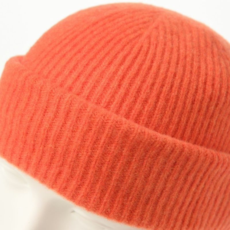 レッターのニット帽 Knit Watch（ニットワッチ） オレンジ
