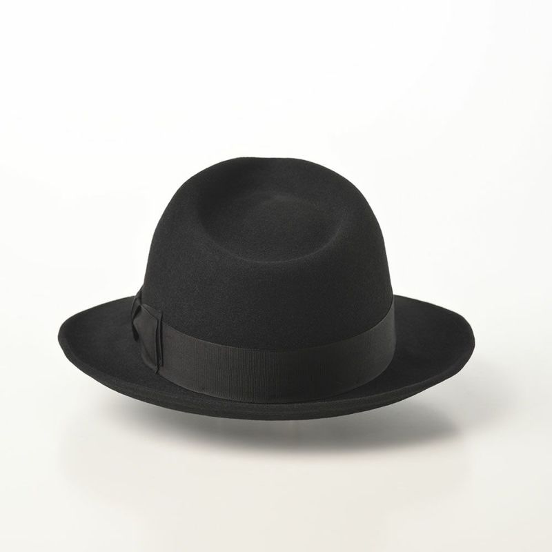 レッターのフェルトハット Fur Felt Fedora（ファーフェルト フェドラ） ブラック