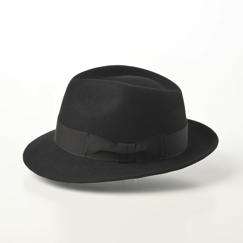 レッターのフェルトハット Wool Fedora（ウールフェドラ） ブラック