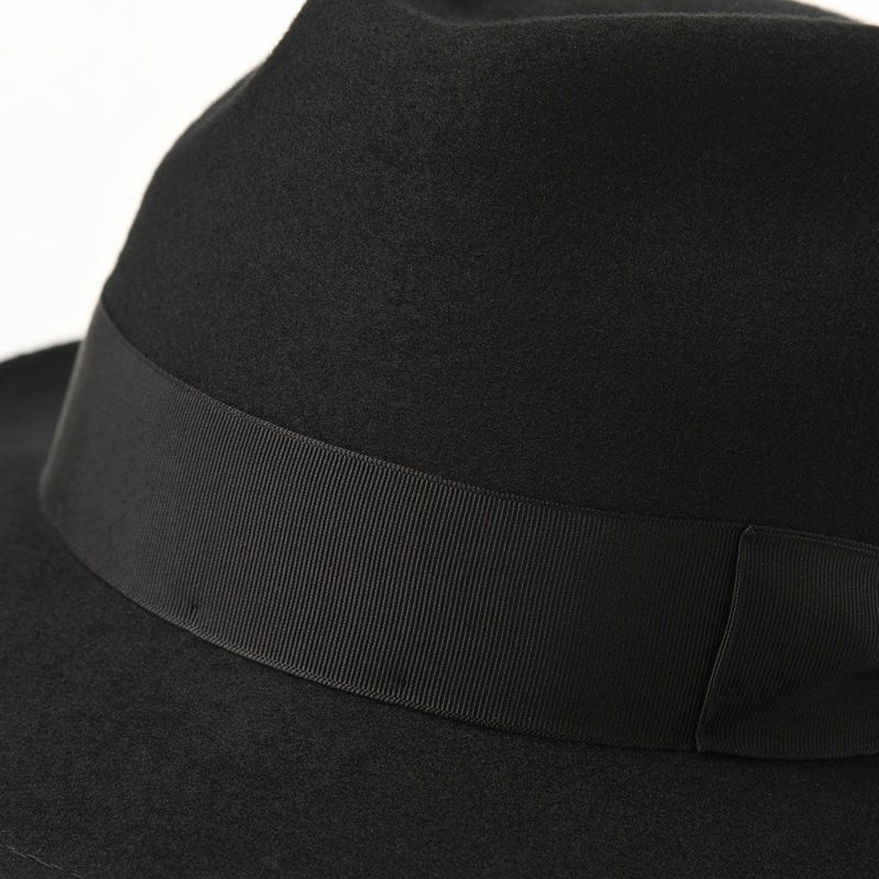 レッターのフェルトハット Wool Fedora（ウールフェドラ） ブラック