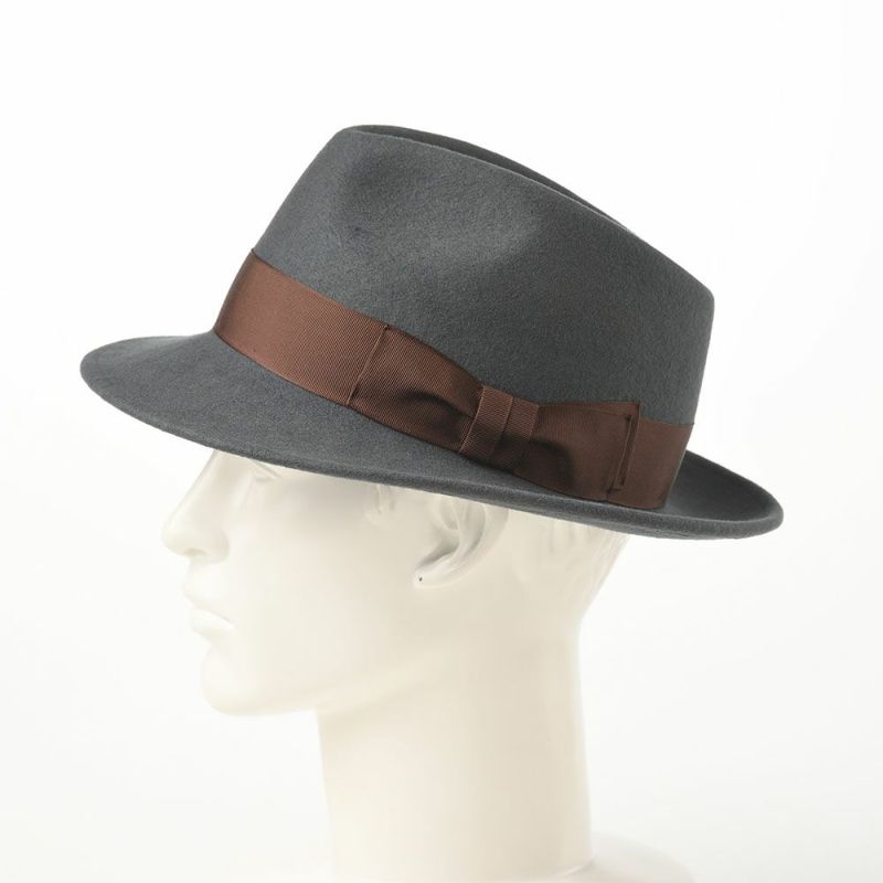 レッターのフェルトハット Wool Fedora（ウールフェドラ） グレー