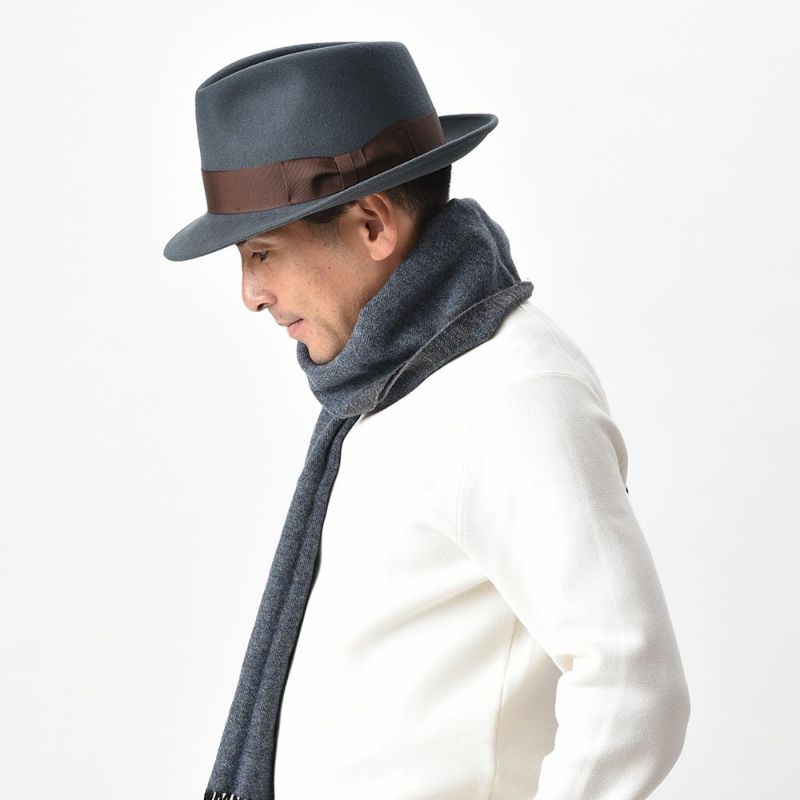 レッターのフェルトハット Wool Fedora（ウールフェドラ） グレー