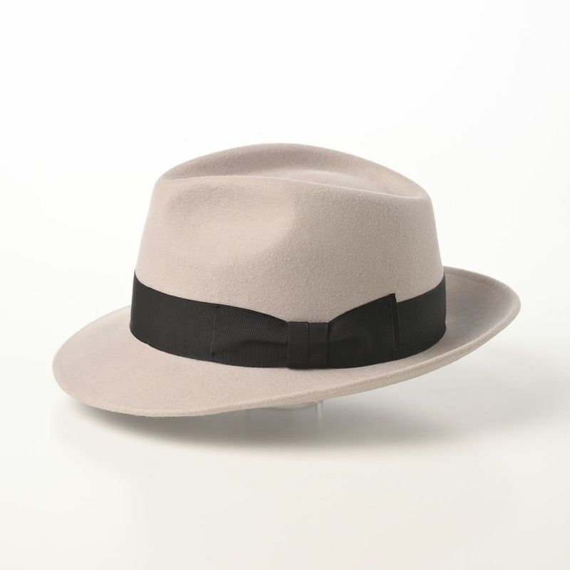 レッターのフェルトハット Wool Fedora（ウールフェドラ） ライトグレー