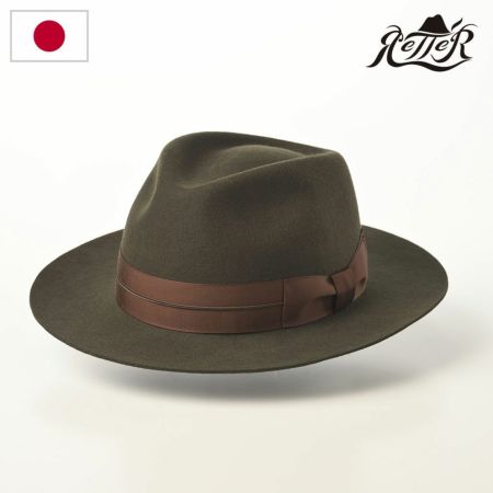 レッター フェルトハット Wool Fedora（ウールフェドラ） グレー