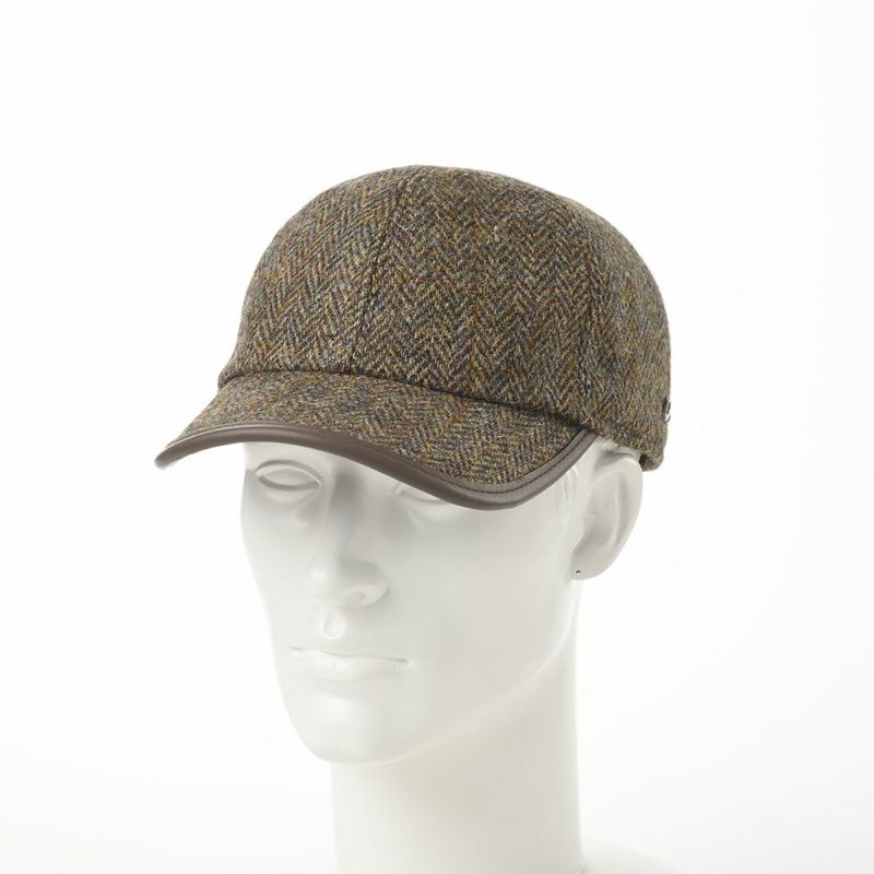 ゴットマンのキャップ Monaco Harris Tweed（モナコ ハリスツイード） G1407187 ブラウン