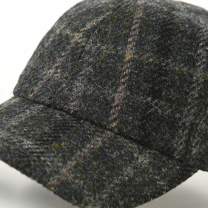 ゴットマンのキャップ Monaco Harris Tweed（モナコ ハリスツイード） G1407511 グレーグリーン