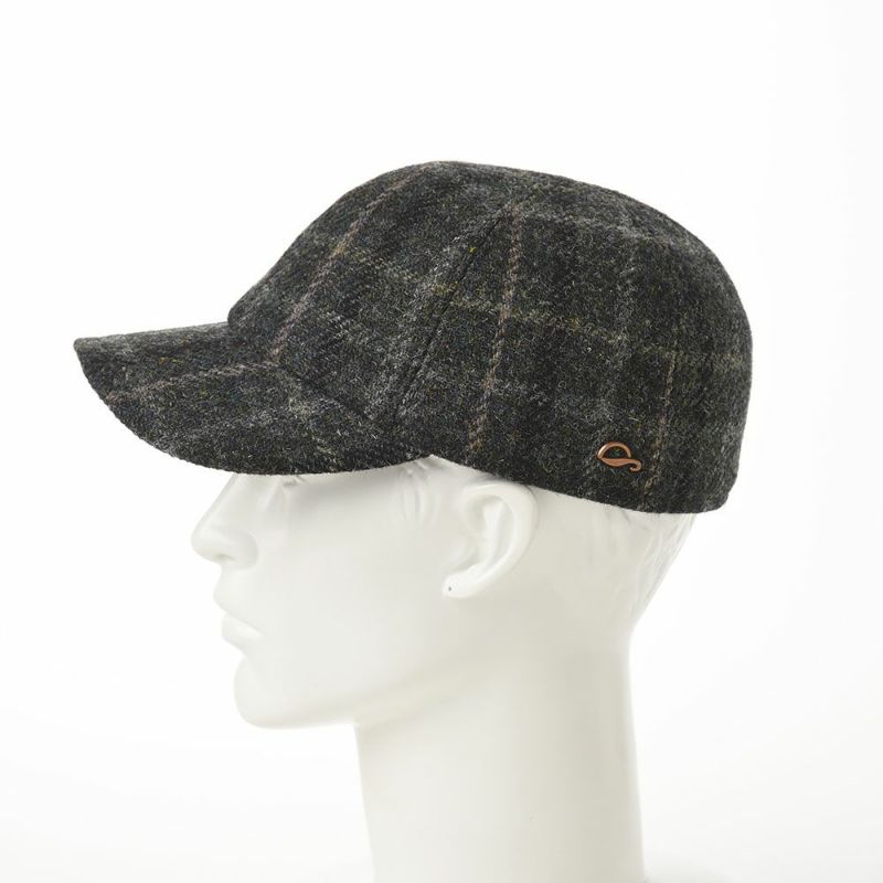 ゴットマンのキャップ Monaco Harris Tweed（モナコ ハリスツイード） G1407511 グレーグリーン