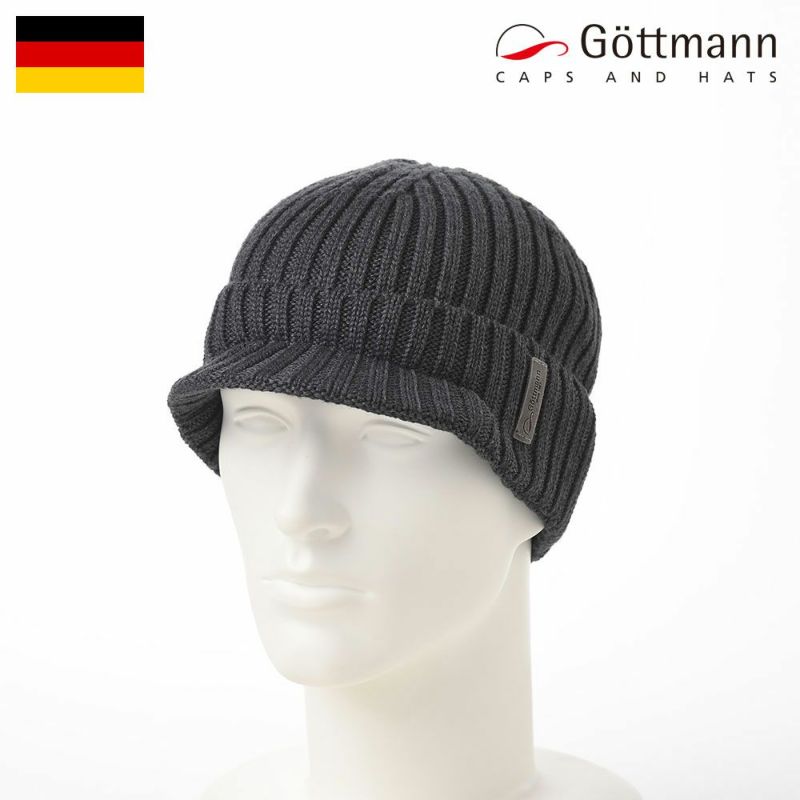 ゴットマンのニット帽 Wool Mix Knit Cap（ウールミックス ニットキャップ） G4296 ダークグレー