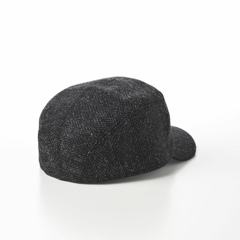 ステルコフスキーのキャップ Harris Tweed Baseball（ハリスツイード ベースボール） ブラック