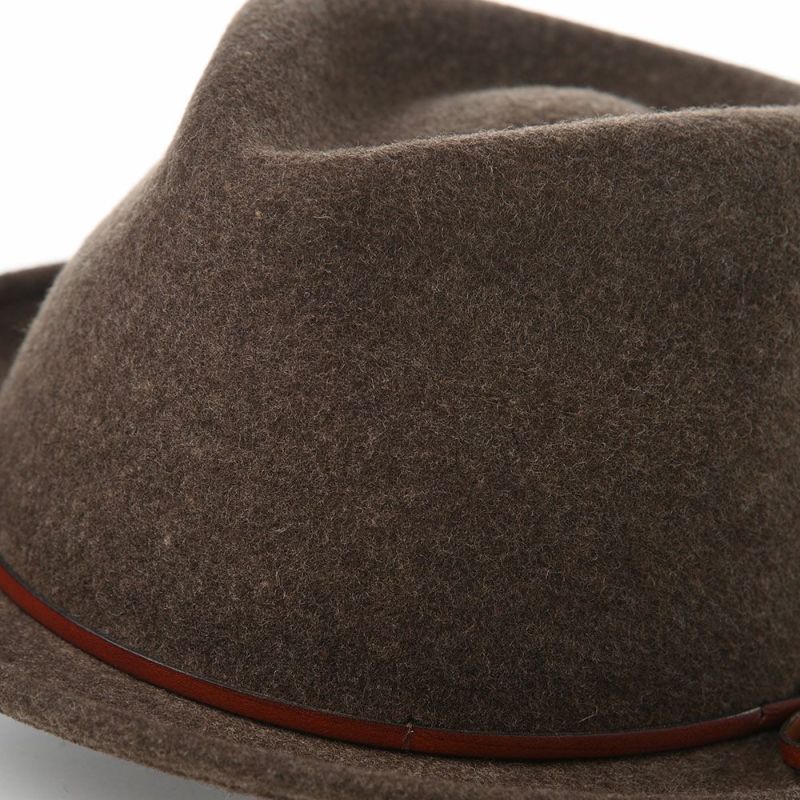 ソルバッティのフェルトハット Wool Short Brim（ウール ショートブリム） S003 ブラウン