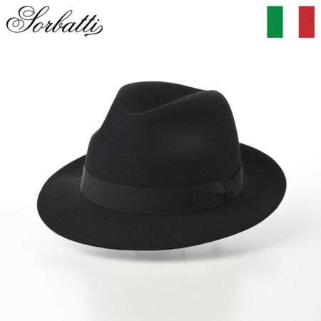 ソルバッティのフェルトハット Fur Felt Hat（ファーフェルトハット） S005 ブラック