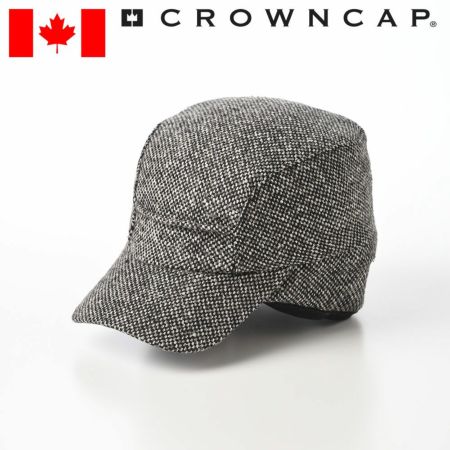 クラウンキャップのキャップ野球帽 Earband Ski Cap（イヤーバンド スキー キャップ） グレー