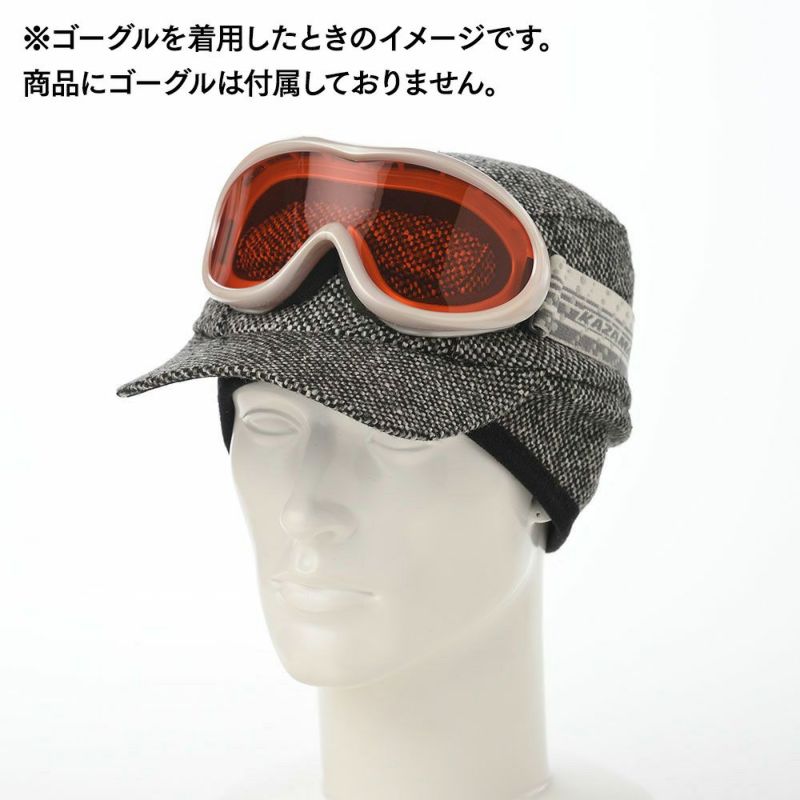 クラウンキャップのキャップ Earband Ski Cap（イヤーバンド スキー キャップ） グレー