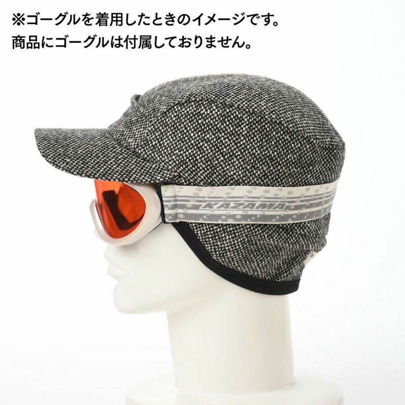 クラウンキャップのキャップ Earband Ski Cap（イヤーバンド スキー キャップ） グレー