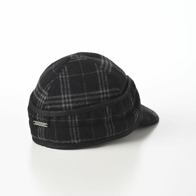 クラウンキャップのレイルロードキャップ Wool Blend Railroad Cap（ウールブレンド レールロードキャップ） ブラック