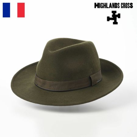 ハイランドクロス フェルトハット Malcolm Wool Hat 009（マルコム