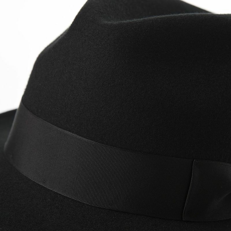 レッターのフェルトハット Wool Trilby（ウールトリルビー） ブラック