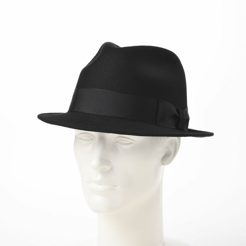 レッターのフェルトハット Wool Trilby（ウールトリルビー） ブラック