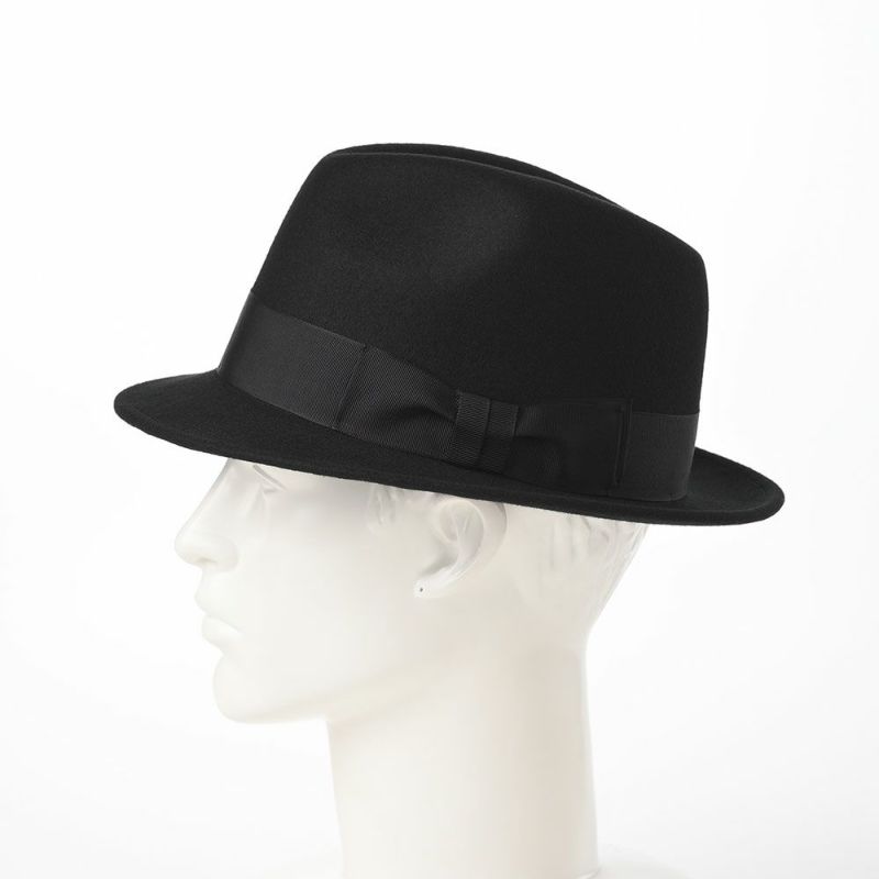 レッターのフェルトハット Wool Trilby（ウールトリルビー） ブラック