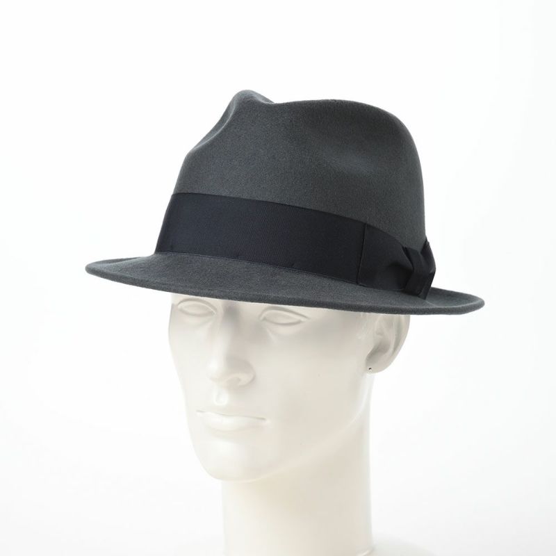 レッターのフェルトハット Wool Trilby（ウールトリルビー） グレー