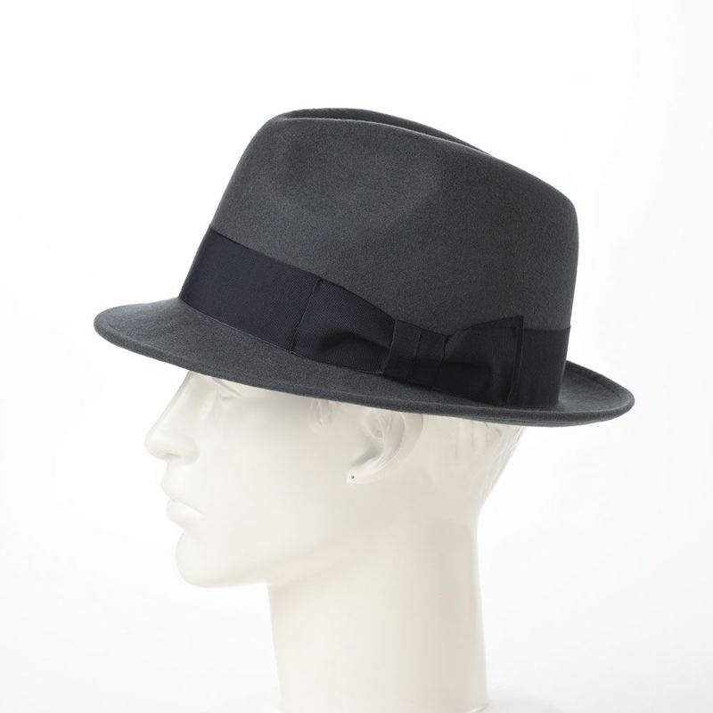 レッターのフェルトハット Wool Trilby（ウールトリルビー） グレー