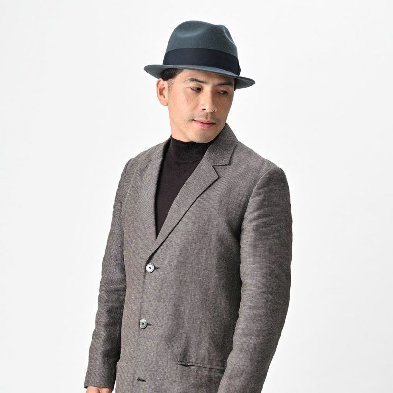 レッターのフェルトハット Wool Trilby（ウールトリルビー） グレー