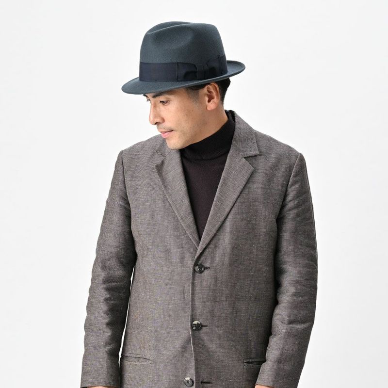 レッターのフェルトハット Wool Trilby（ウールトリルビー） グレー