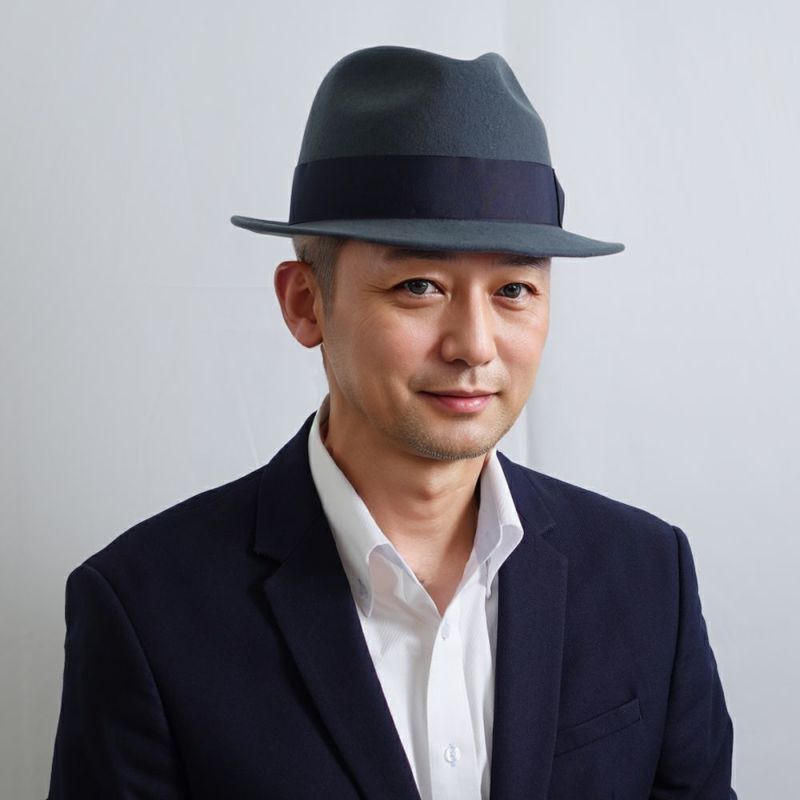 レッターのフェルトハット Wool Trilby（ウールトリルビー） グレー