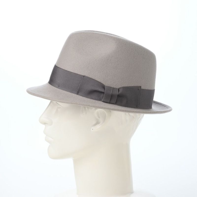 レッターのフェルトハット Wool Trilby（ウールトリルビー） ライトグレー