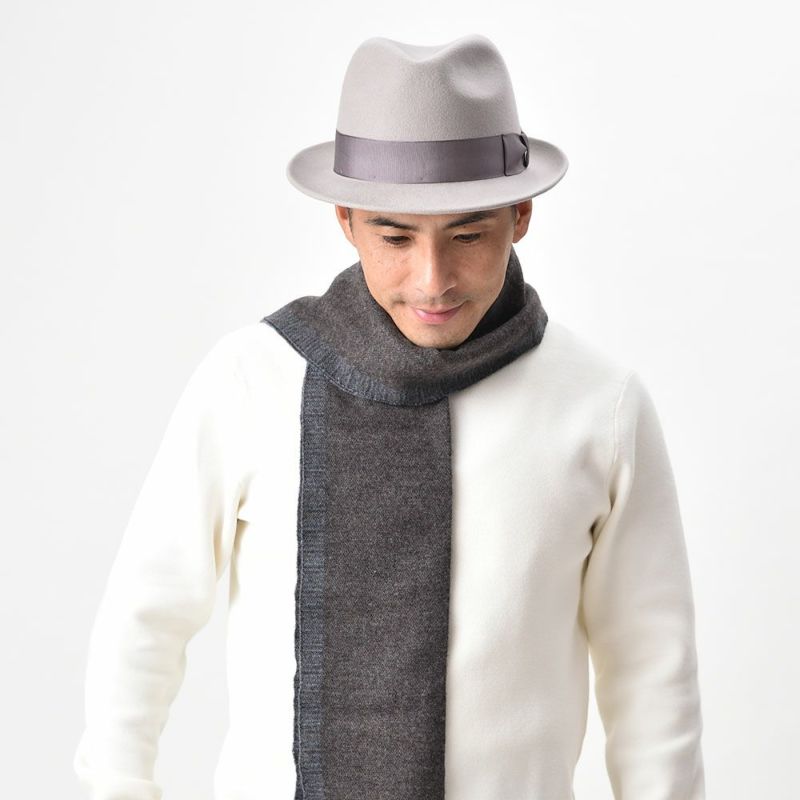 レッターのフェルトハット Wool Trilby（ウールトリルビー） ライトグレー