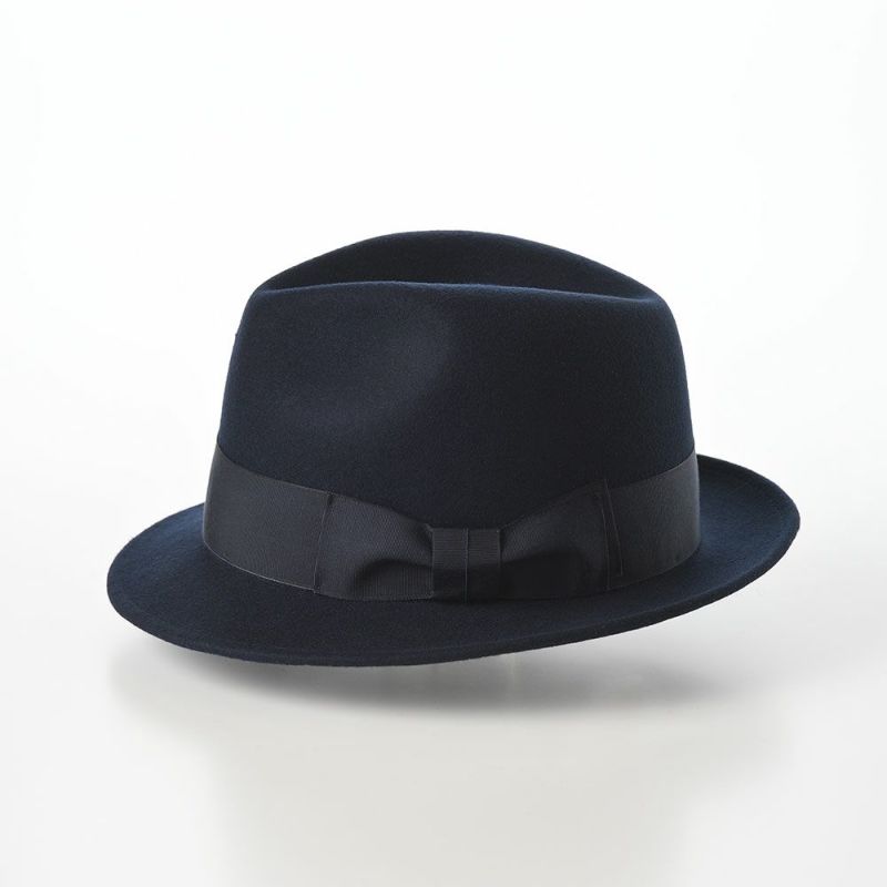 レッターのフェルトハット Wool Trilby（ウールトリルビー） ネイビー