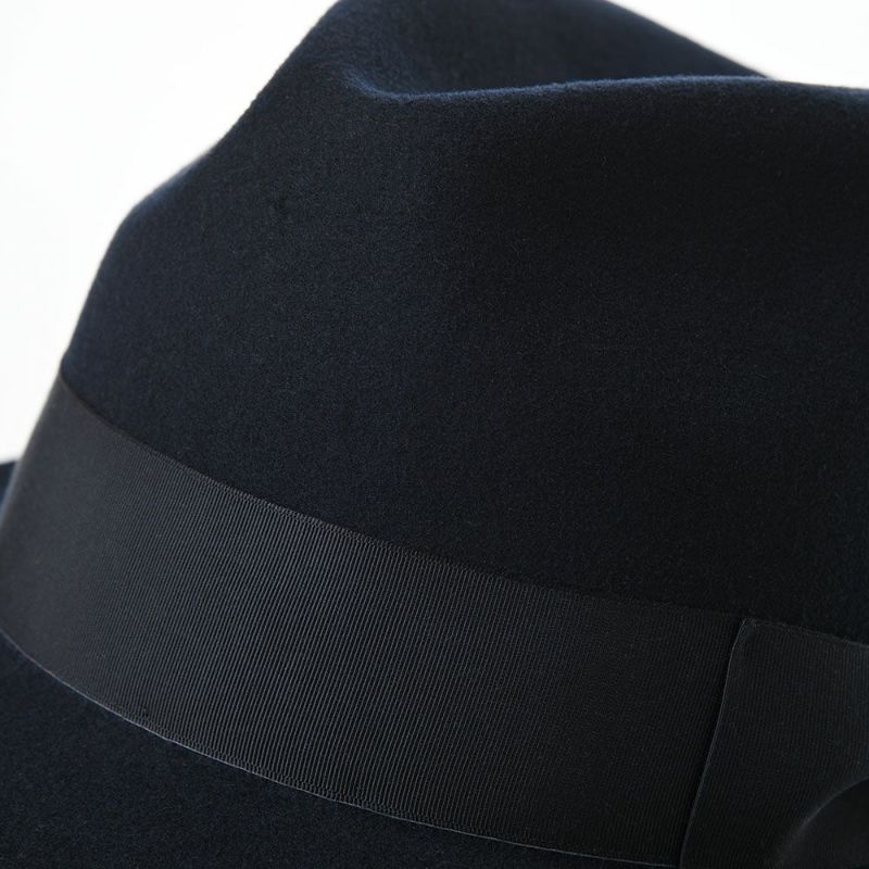 レッターのフェルトハット Wool Trilby（ウールトリルビー） ネイビー