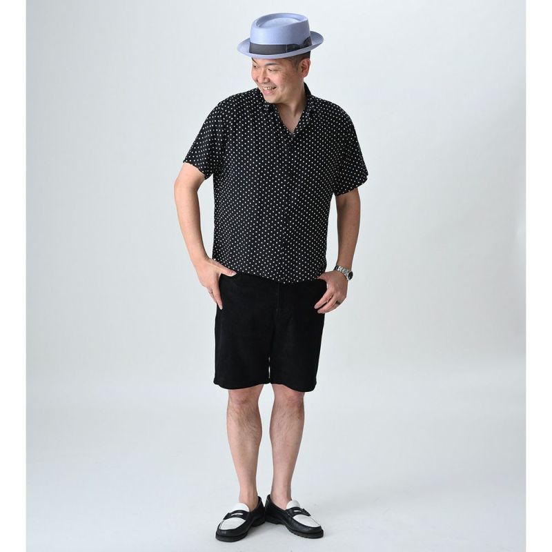 エロイ ベルナールのパナマハット HELEN（ヘレン） ライラックのモデル写真