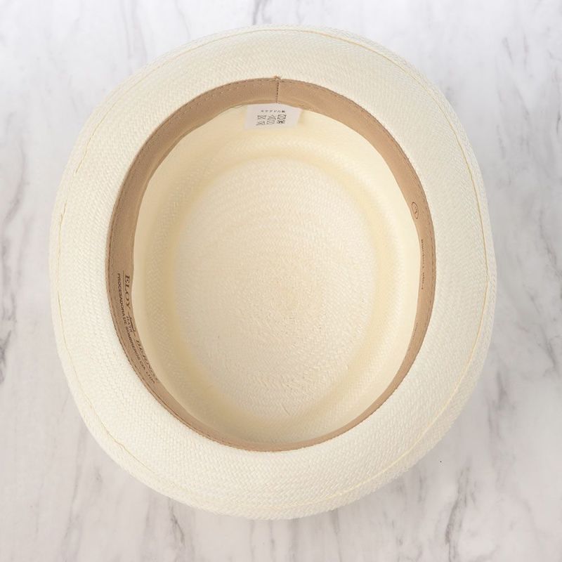 エロイ ベルナールのパナマハット HELEN（ヘレン） ホワイト